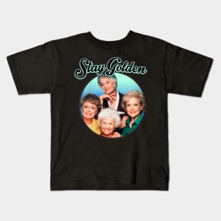 Four Mature Women TV Show 80s 90s Fans Gifts Kids T-Shirt